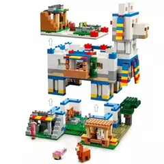 Lego Minecraft 21188 A Vila Das Lhamas 1.252 Peças - Bloco Mundo