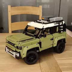 Blocos De Montar Land Rover Defender 90 Off Road Jeep 4x4 - Bloco Mundo