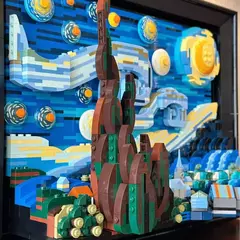 Blocos de montar LEGO Vincent van Gogh A Noite Estrelada 2316 Peças - 21333 - comprar online