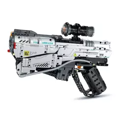 Arma Bloco de construção espaço máquinas pistola montada brinquedo - Bloco Mundo