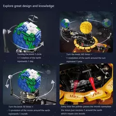 Planeta Terra e Lua em Órbita na internet