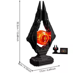 Lego Olho de Sauron Senhor dos anéis - Bloco Mundo