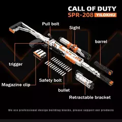 Imagem do Blocos de construção de rifle de tiro, Call of Duty