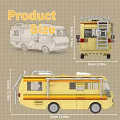 Blocos De Montar Motor Home Breaking Bad 360 Pçs na internet