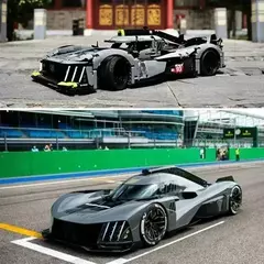 Lego Technic 42156 - Peugeot 9x8 24h Le Mans Hybrid Hypercar Quantidade De Peças 1775 na internet