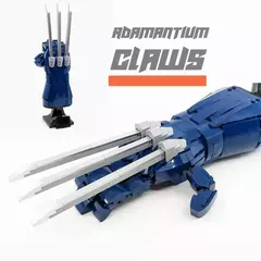 Lego Luva Wolverine Adamantium Garra X-Men