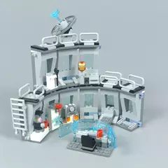 Blocos de montar Lego avengers o salao das armaduras de iron man 76125 - Bloco Mundo