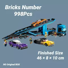Lego City Caminhão Transportador e Carros Esportivos - 60408 - comprar online