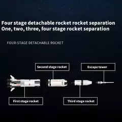 Lego Ideas 92176 - Nasa Apollo Saturn V - Pronta ! Quantidade De Peças 1969