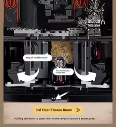 Lego 10333 Icons - O Senhor dos Anéis Barad-dûr 5471 peças - loja online