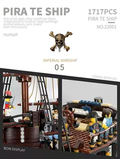 Barco 16016 The Flying Dutchman Navio Piratas do Caribe - comprar online