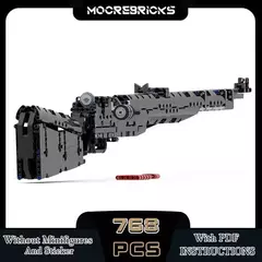 MOC Arma Militar Carabina Kar 98 Rifle 768 peças na internet