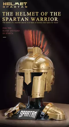 Blocos de montar capacete espartano antigo grego pesado infanta 591 peças
