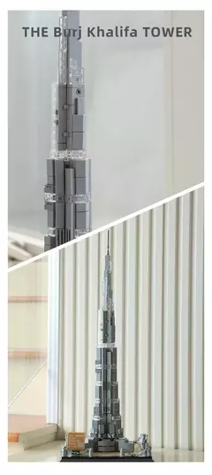 Lego Arquitetura Torre Burj Khalifa de Dubai 555 peças - loja online