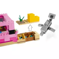 LEGO Set Minecraft 21247 A Casa de Axolotl 242 peças - Bloco Mundo