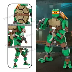 Moc Tartarugas Ninja carro figura de ação - Bloco Mundo