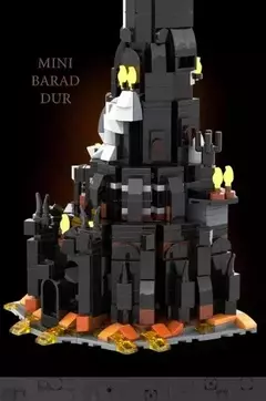 Imagem do 967 peças moc barad dur criativo mini versão do modelo 10333