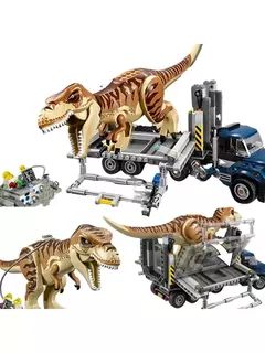 Blocos de montar dinossauro Jurassic Park - Bloco Mundo