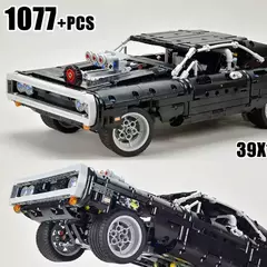 Blocos De Montar Velozes E Furiosos Dodge Charger 1077 Pçs - Bloco Mundo