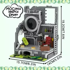 Moc Tartarugas Ninja carro figura de ação - Bloco Mundo