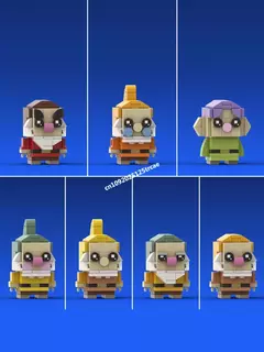 Lego Brickheadz Os sete anões da Branca de Neve - comprar online