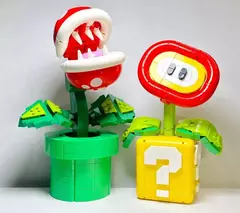 Flor De Fogo Super Mario - 348 Peças, 20cm Blocos De Montar - comprar online