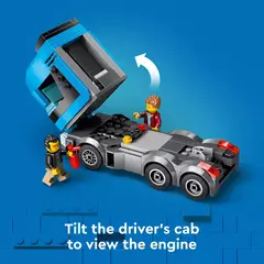Imagem do Lego City Caminhão Transportador e Carros Esportivos - 60408