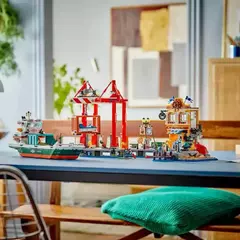 LEGO 60422 My City Porto à Beira-mar com Navio de Carga - loja online