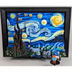 Blocos de montar LEGO Vincent van Gogh A Noite Estrelada 2316 Peças - 21333 na internet