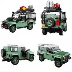 Lego Land Rover Defender 90 Carros Clássicos Colecionável - Bloco Mundo