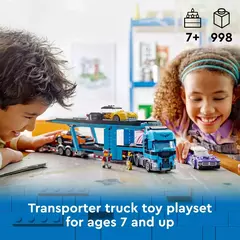 Lego City Caminhão Transportador e Carros Esportivos - 60408 - Bloco Mundo