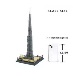 Lego Arquitetura Torre Burj Khalifa de Dubai 555 peças na internet