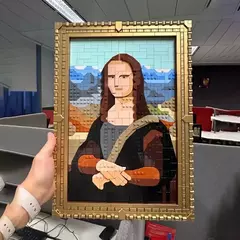 Conjunto de Construção Lego Art Mona Lisa Panting 31213 para Adultos na internet
