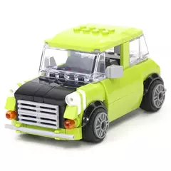 Blocos de montar veículo brickheadz mr bean carro