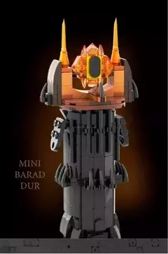 967 peças moc barad dur criativo mini versão do modelo 10333 na internet