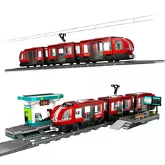 Blocos de montar LEGO City Bonde e Estação do Centro da Cidade na internet