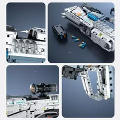 Arma Bloco de construção espaço máquinas pistola montada brinquedo na internet