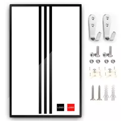 Exibição de montagem em parede para LEGO 42171 Mercedes-AMG F1 W14 - Bloco Mundo