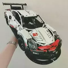 Blocos De Montar Carro Esportivo Porsche 911 Rsr