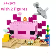 LEGO Set Minecraft 21247 A Casa de Axolotl 242 peças na internet