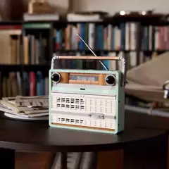Conjunto De Construção Lego Icons Retro Radio Com Efeitos - Bloco Mundo