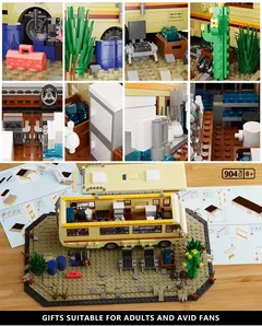 Imagem do Blocos de montar Breaking Bad RV Adventure, cenário clássico atualizado MOC