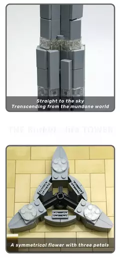 Lego Arquitetura Torre Burj Khalifa de Dubai 555 peças - comprar online