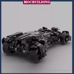 Batmóvel Lego Technic Moc Build Batman Ben Affleck na internet