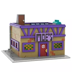 Blocos de montar MOC Os Simpsons Bar do Moe´s