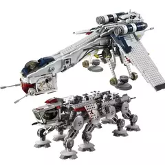 Blocos de montar LEGO Star Wars Republic Dropship with AT-OT Walker 10195 na internet