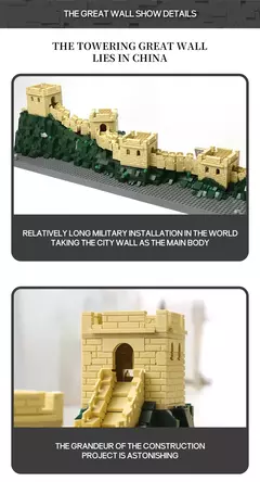 Lego Architecture Grande Muralha Da China 1407 peças - comprar online