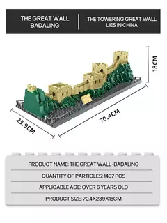 Lego Architecture Grande Muralha Da China 1407 peças - comprar online