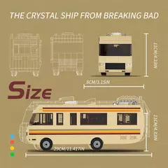 Blocos De Montar Motor Home Breaking Bad 360 Pçs