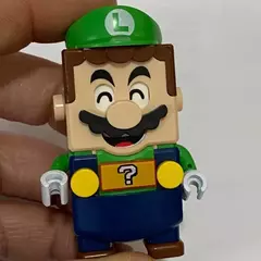 Super mario bros luigi blocos de montar personagens - Bloco Mundo